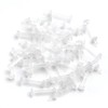 PiercingJ 20pcs Lot 16G Clear White Flexible Bioplast Lip Labret
