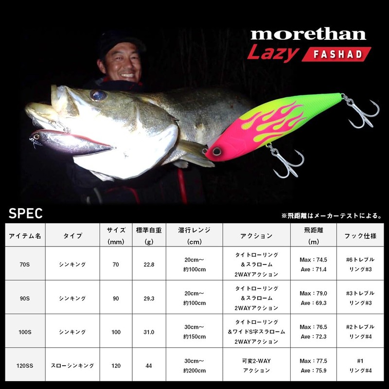 DAIWA Sea Bass Sinking Pencil More Than Lazy Fasciad 90S