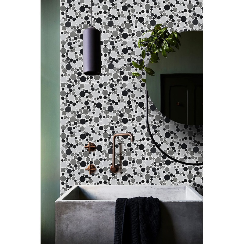Simple Tile - Glass Mosaic Tile for Kitchen Backsplash, Bathroom