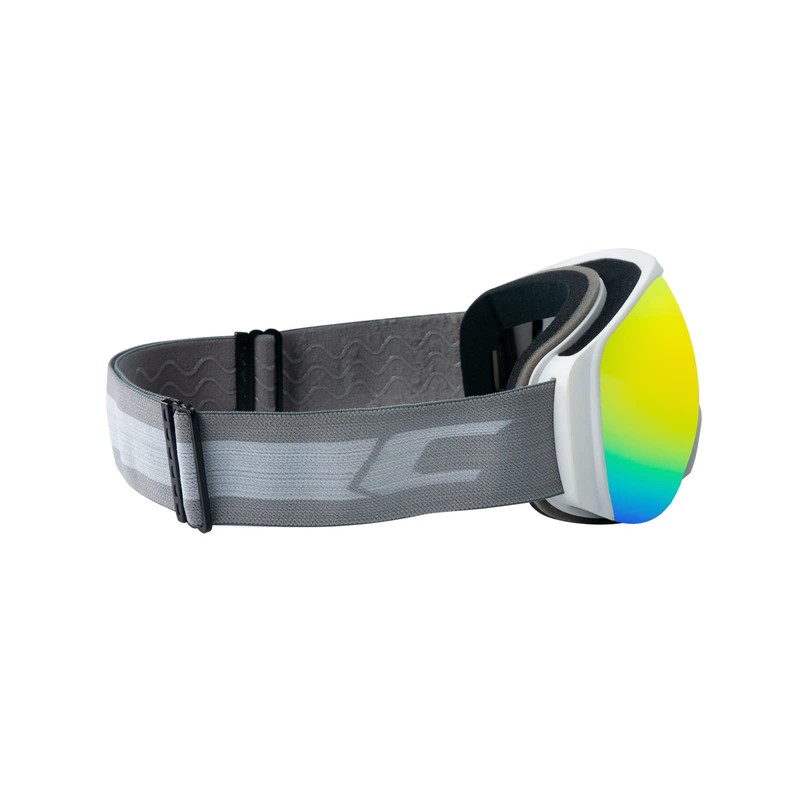 CGM Ski Goggles 780A JOY White Lens Iridium Plus Gold
