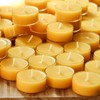 Natural Yellow Beeswax Tealight Candles - 12pcs - Organic Candle