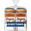 Thomas' Everything Bagels, 12 Count, 10g Protein per Bagel, 40