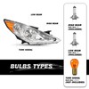 SOCKIR Headlight for 2011-2014 Hyundai Sonata Right Passenger Side w/Bulbs