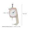 Thickness Gauge Silver Portable Accurate Measuring Jewelry Leather Board Equipment