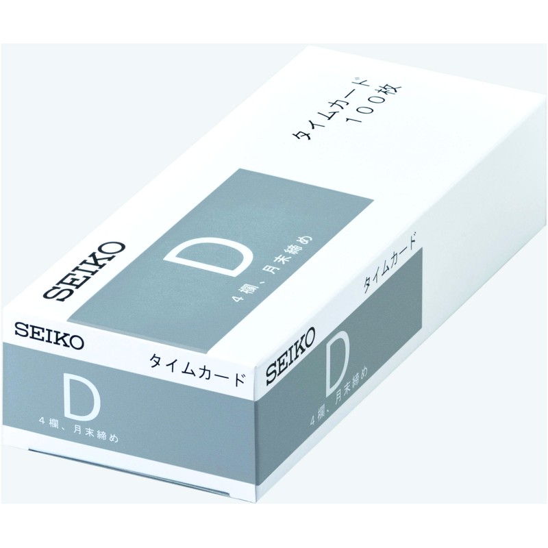 Seiko Solutions Time Card D Card 100 Maiiri CA-D