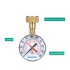 Lepmerk 2- 1/2'' Pressure Gauge Water Pressure Test Gauge 3/4''