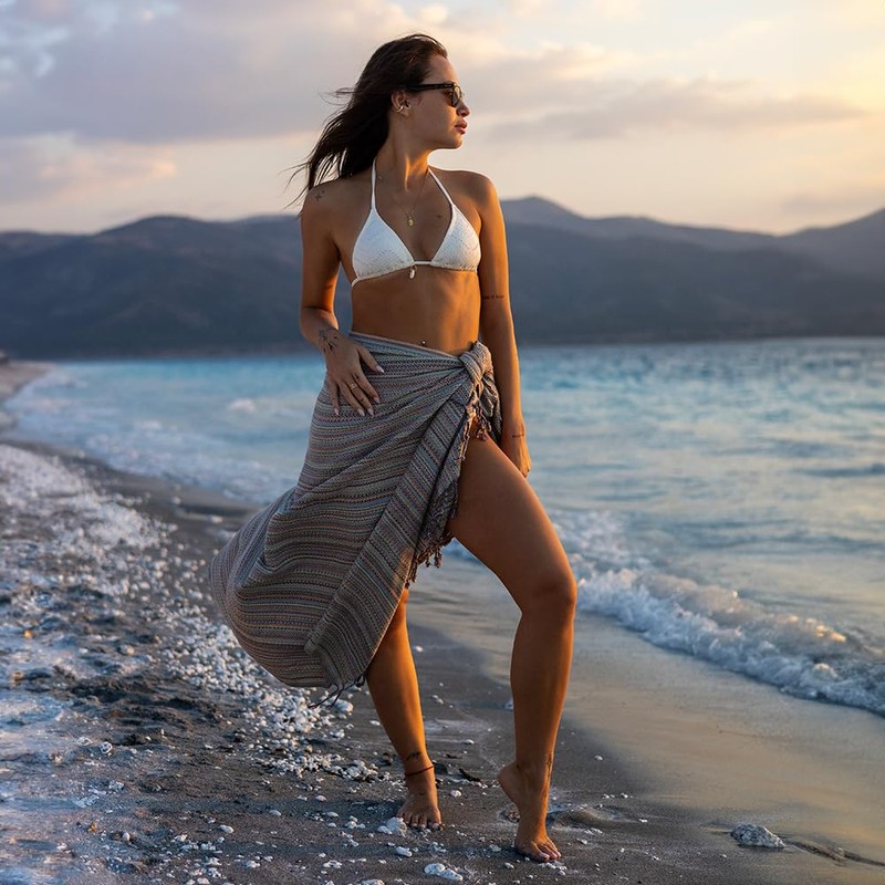 MyStilo® Beach Towel 100% Cotton - Soft Hammam Towel, Bath