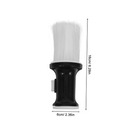 HONMEET Fiber Hair Brush Quick Detangling Tool Blowout Brush Multi-functional Hair Portable Neck Duster for Barber Home