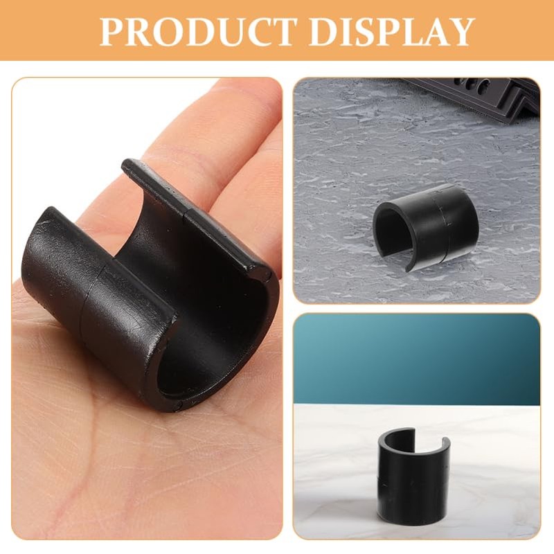 BESPORTBLE Football Training Pole Stopper Clips Outdoor Garden Flag Pole