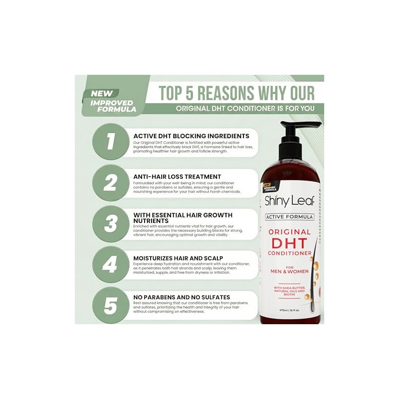 DHT Blocker Acondicionador para pérdida de cabello con extractos de