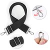 Moorle Wide Shoulder Bag Strap, 5 cm Black Wide Bag
