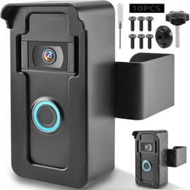 TRYXZSZ Soporte de Video Antirrobo, Soporte Antirrobo para Timbre sin Taladro, Soporte de Timbre de Metal Antirrobo, Fácil Instalación, Compatible Ring/Blink Video Doorbell 1/2/3/Plus/4/2020/2021/Pro