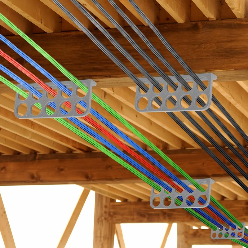 20Pack Cable Chase-Wire Bracket,Cable Support Wire Bracket Holder for NMB