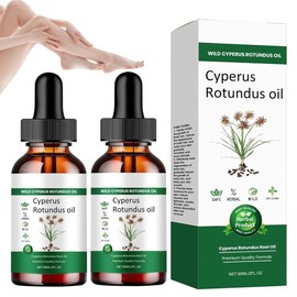 Pack of 2 Cyperus Rotundus Oil, Cyperus Rotundus Oil for Hair Removal, Smooth Skin and Hair Removal, Pure Cyperus Oil for Hair Removal, Natural Cyperus Oil to Reduce Body Hair Growth