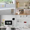 PATIKIL Waterproof Shower Clock, Non Ticking Silent Mini Cute Mirror