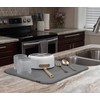 T & S STS Dish Drying Mat, Gray
