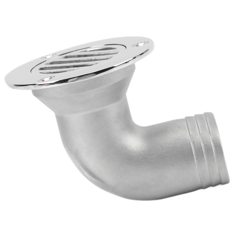 Boat Deck Drain 90 Degree Elbow 316 Stainless Steel Split