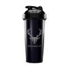 Bucked Up Perfect Shaker Bottle - 28 oz. Drinkware:_Black/Grey