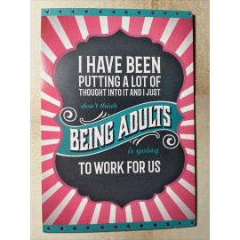 Leanin Tree BIRTHDAY might. be older & wise on the outside always B young & stupied inside