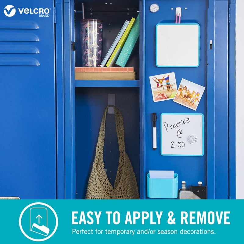 VELCRO Brand HANGables Removable Wall Hooks | Easy-to-Remove Wall Fasteners