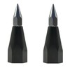 2 Pack Prism Pole Tip Replaceable Sharp - Pointed Surveying