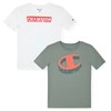 Champion Boys Tee Shirts 2 Pack Short Sleeve T-Shirts for