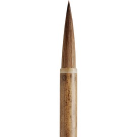 Kuretake Calligraphy Brush, Thick Brush Chokei No. 3, Brown Hair JC327-3
