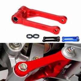 3D CNC Rear Suspension Lowering Link Accessories Compatible with XL750 TRANSALP 2023 2024 CRF1000L/1000LD CRF1100 Dirt Bike Suspensions Linkage Lowerings Motorcycle Drop Links(Red)
