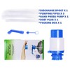 2-Pack 5 Gallon Water Pump, Manual Water Jug Dispenser Hand