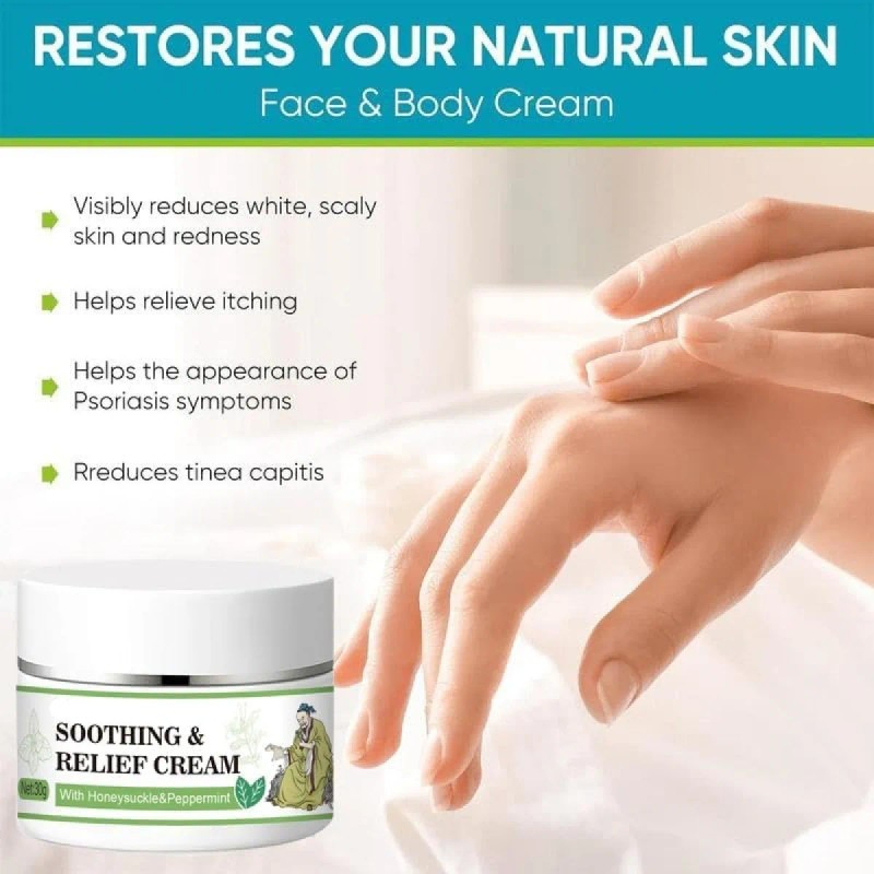 Crema Calmante Fórmula Base Hierbas Naturales
