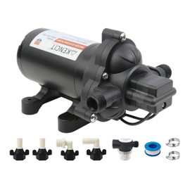 KENCIT T33 Automatic On-Demand Diaphragm Pump, Pressure Pump for Kitchen, Bathroom, RV, Marine Yacht, Caravan, Garden (12Vdc, 4.0GPM, 45PSI)