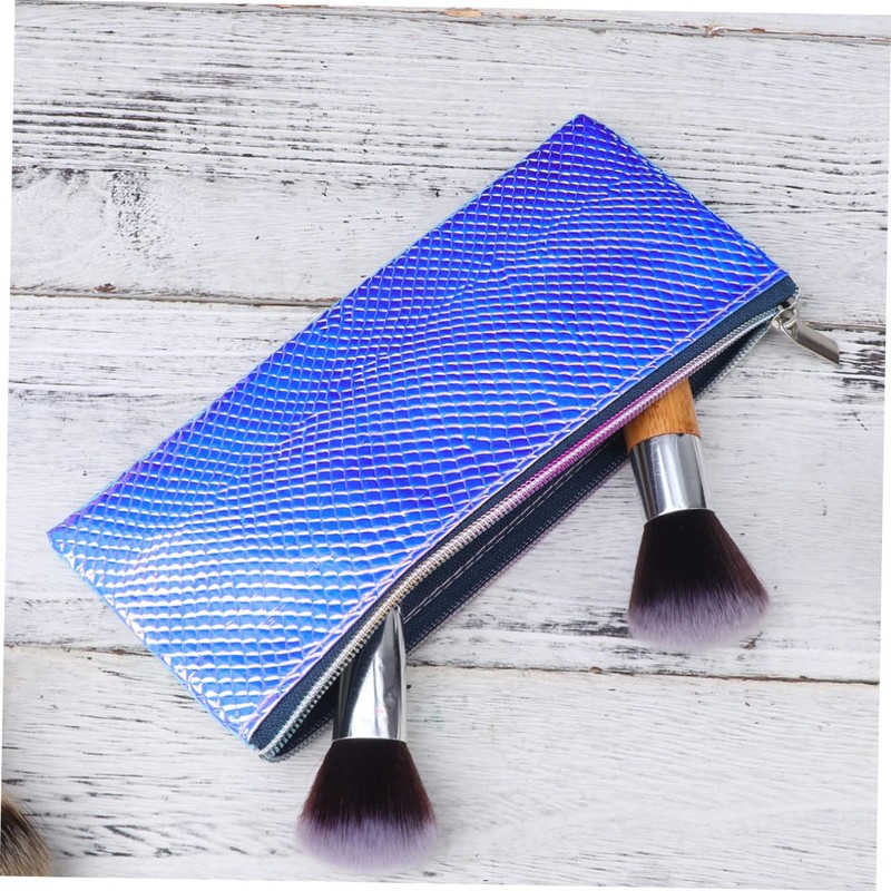 FOMIYES Fish Scale Sequin Makeup Bag Toiletry Bag Travel Tote