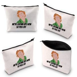 Snot Face Drop Deadfred Inspired Makeup Bag 90s Movie Fans Gift We’re Grown Ups Now So Piss Off Zipper Pouch (Now So Piss Off ku)