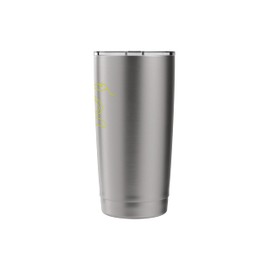Snake Line Art Minimalist Reptile Simple Blue And Yellow Art Stainless Steel Insulated Tumbler