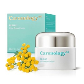 Carenology95 BLUE Ultra Repair Cream 50ml – Crema Facial Coreana Reparadora e Hidratante Profunda, Para Piel Sensible con Complejo Calmante y Antioxid