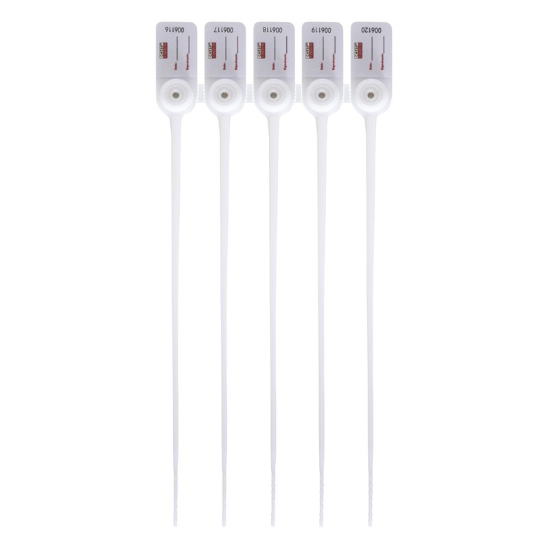 50PCS 7.5inch Nylon Cable Ties with Writeable Serial Numbers/15kg Load