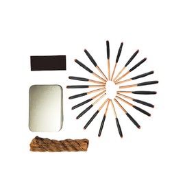 Waterproof Windproof Matches Wax Infused Rope for Earthquake Emergency Kit Bugout Go Bag Emergency Kit Survival Kit Backpack Hurricanes, Floods, Tsunami, Other Disasters (3 x Tin Matches + Wax Rope)