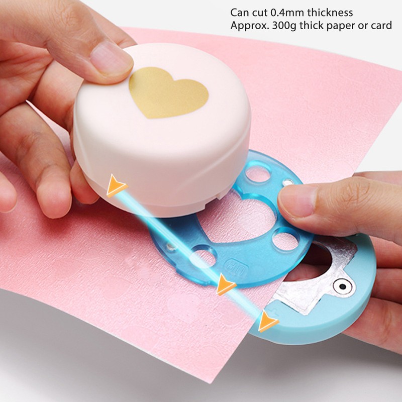 Craft Hole Punch Magnetic Metal Paper Hole Punch DIY Embossing