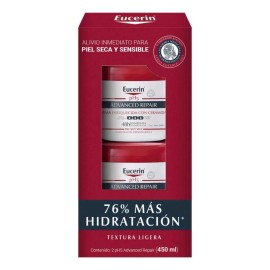 Pack 2 Eucerin Crema Corporal Ph5 Advanced Neutro 450 Ml