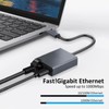 100W USB C to Ethernet Adapter Charging Adapter for Chromecast