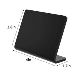 20 Pack Acrylic Mini Chalkboard Sign for Food, AITEE Black Mini Tabletop Chalkboard Signs, Small Buffet Chalkboards Signs for Bakery, Birthday Parties, Message Board Signs, Buffet, Weddings and Retail