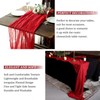 6 Pack Red Cheesecloth Table Runner, 10Ft Boho Gauze Table