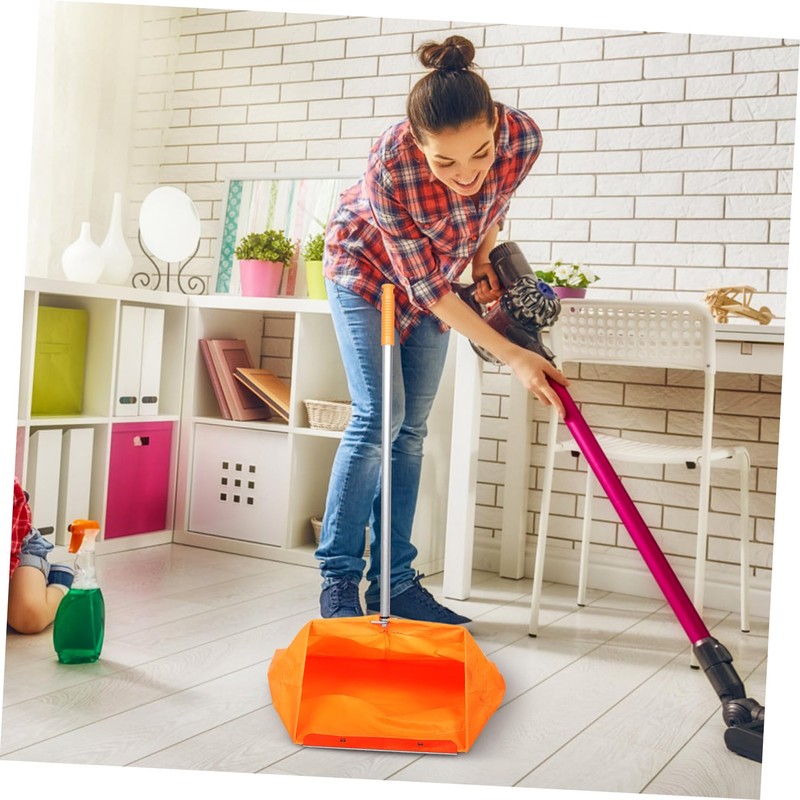 BUGUUYO Windproof Garbage Bag Grabber with Dustpan 33.07 Inch Trash