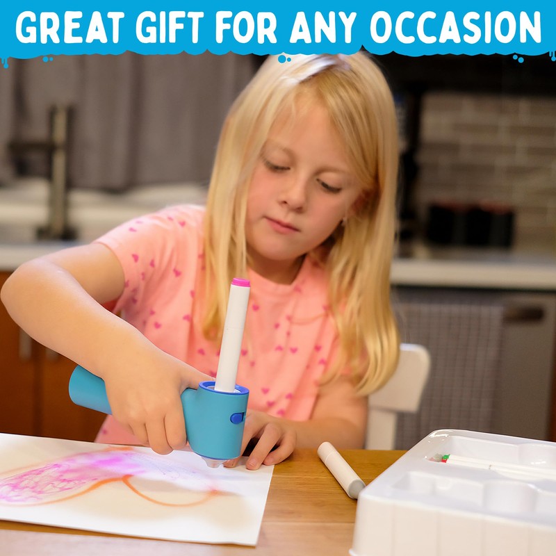 Air Color Airbrush Marker Kit for Kids, Cordless and Rechargeable