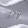 SLUYNZ Sterling Silver Spike Small Hoop Earrings for Women Geometric