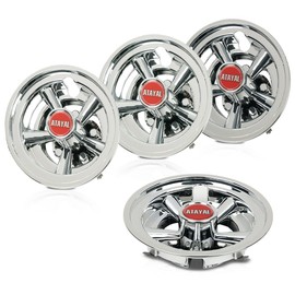 GRAND ORANGE Golf Cart Wheel Covers Hub Caps 8 inch 5-Spoke SS Fit for EZGO Yamaha Club Car Silver 4pcs Universal 8" Chrome Golf Cart Hub Caps