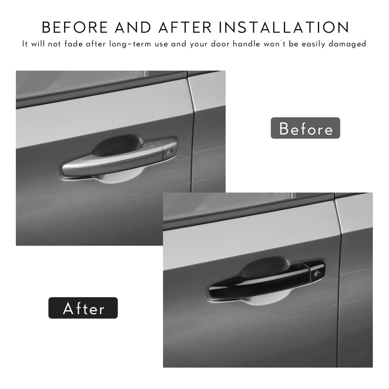 DLOVEG Car Door Handle Cover Compatible for 2018 2019 2020