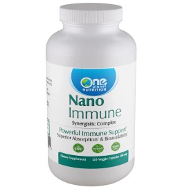 One Planet Nutrition Nano Immune 500 mg Veggie Capsules (120 Servings)
