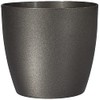 Don-Plast DA 14 MAT Aga Flowerpot, Graphite Mat, 140 x