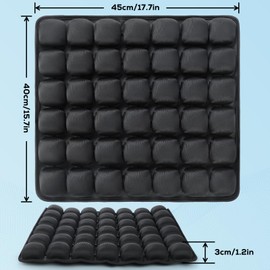 REDOFF®Inflatable Travel Seat Cushion，Portable seat Cushion, Suitable for Airplane Seats, Long-Distance Travel Seats, Office wheelchairs - Compact, Lightweight and Ergonomic Support.